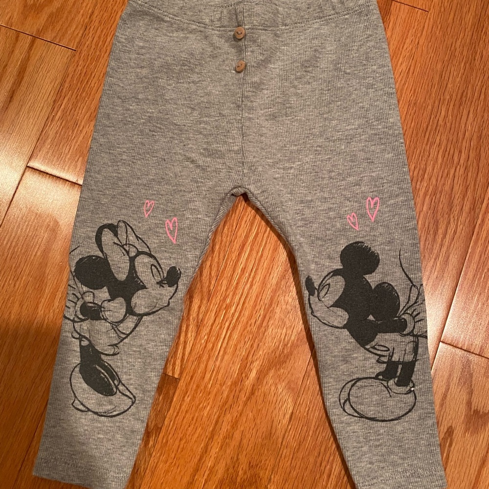 Disney x Zara Mickey Minnie Leggings 12-18mo